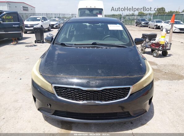 3KPFL4A76JE233359 2018 KIA FORTE Black Սարքավորումների վահանակի տեսք