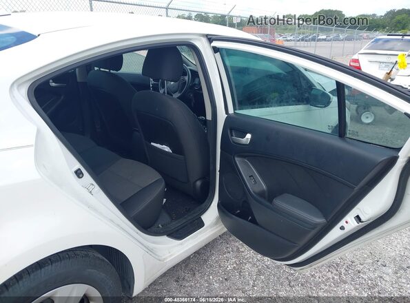 3KPFL4A77HE080811 2017 KIA FORTE White Vista de la etiqueta del VIN