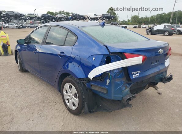 3KPFL4A78HE078100 2017 KIA FORTE Blue Rear left