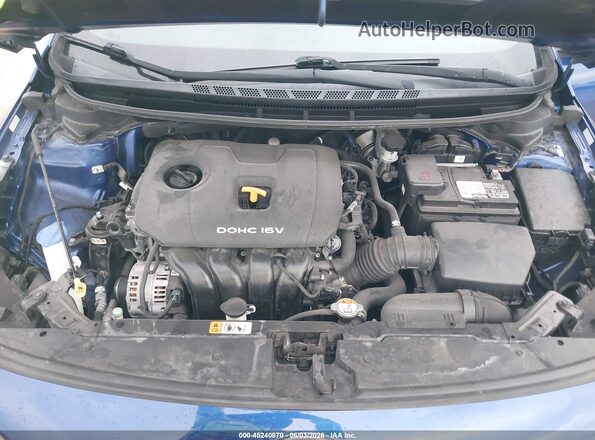 3KPFL4A78HE078100 2017 KIA FORTE Blue Rear view
