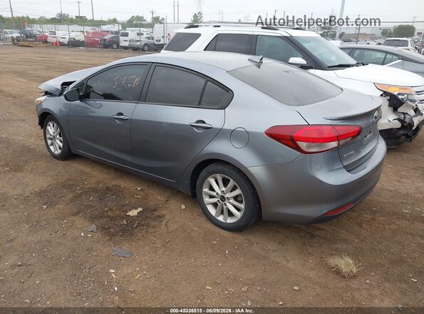 3KPFL4A78HE109149 2017 KIA FORTE Серый Задняя левая четверть