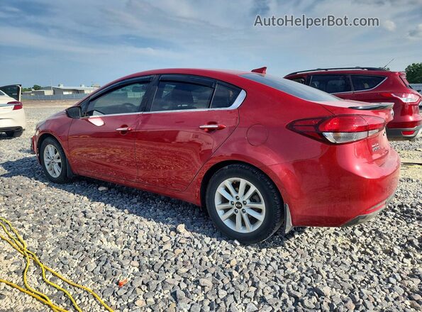 3KPFL4A79HE062780 2017 KIA FORTE Красный Задняя левая четверть