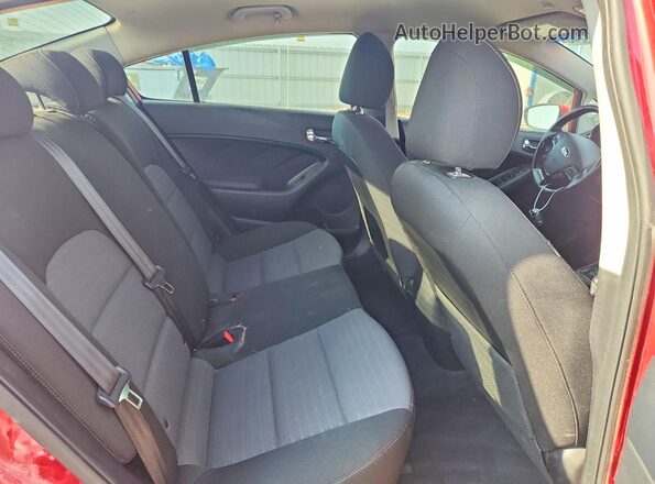 3KPFL4A79HE062780 2017 KIA FORTE Красный Вид задних сидений