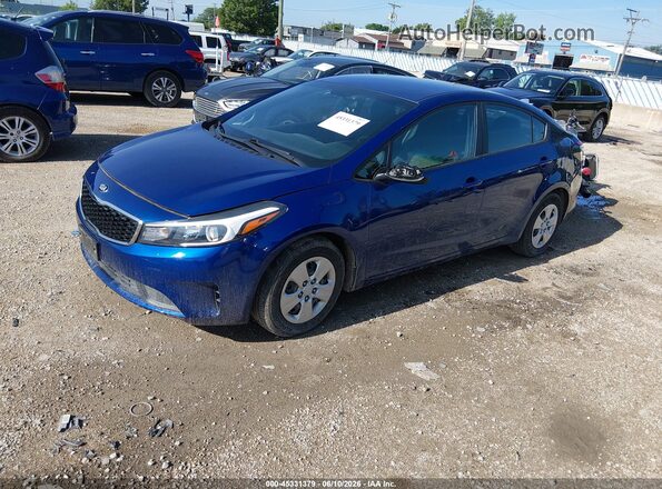 3KPFL4A79HE081605 2017 KIA FORTE Blue Передня ліва чверть