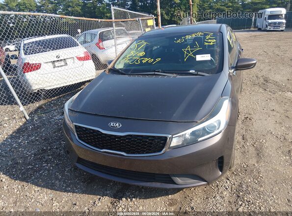 3KPFL4A79JE172072 2018 KIA FORTE Brown Вид щитка приладів