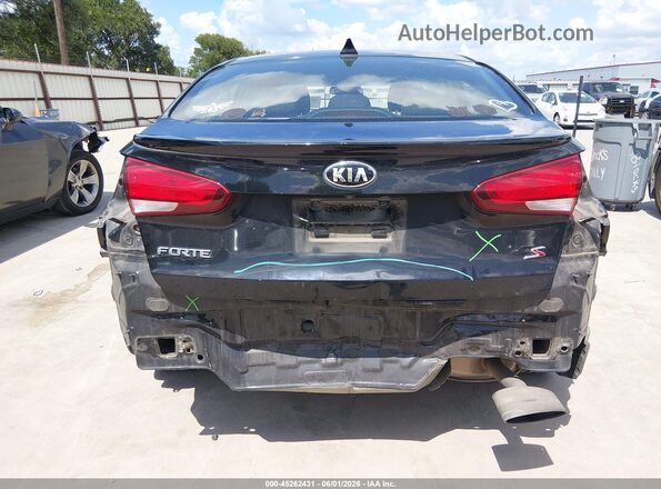 3KPFL4A7XHE151421 2017 KIA FORTE Black Вид спереду