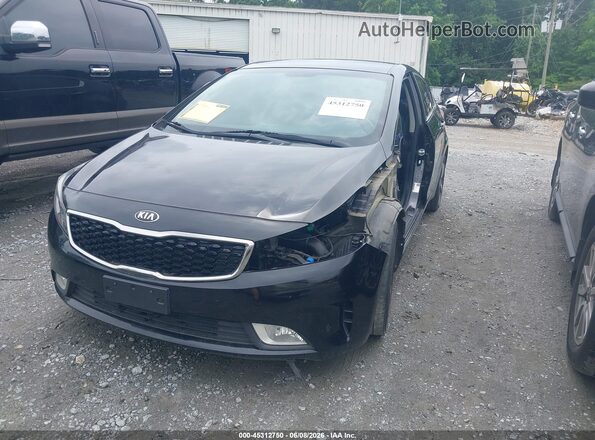3KPFL4A80HE004968 2017 KIA FORTE Black Przód lewy