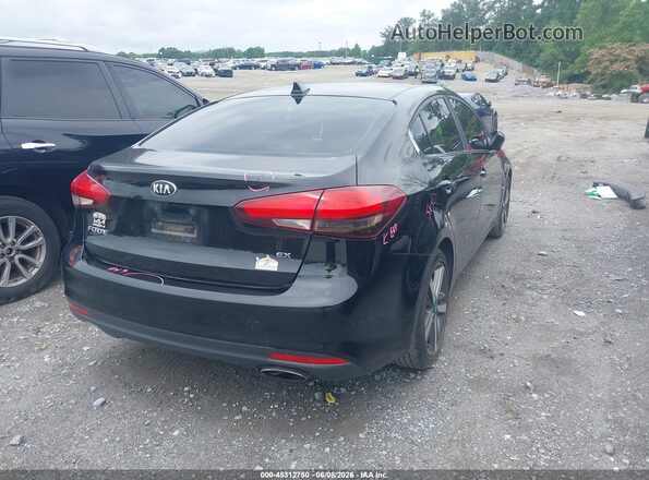 3KPFL4A80HE004968 2017 KIA FORTE Black Tył prawy