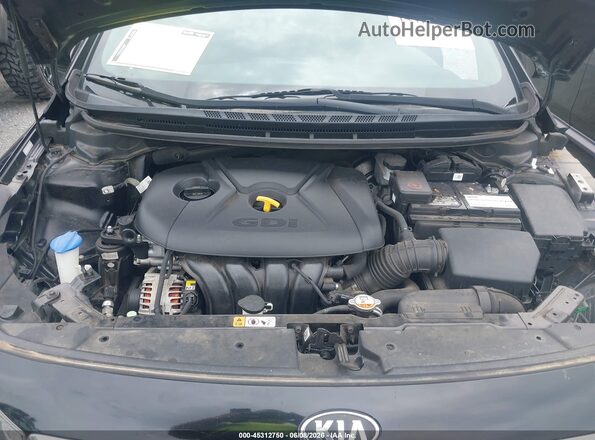 3KPFL4A80HE004968 2017 KIA FORTE Black Widok z tyłu