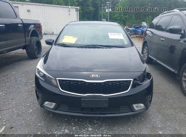 3KPFL4A80HE004968 2017 KIA FORTE Black Widok zestawu wskaźników