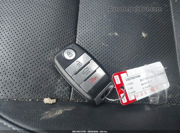 3KPFL4A80HE004968 2017 KIA FORTE Black Widok deski rozdzielczej