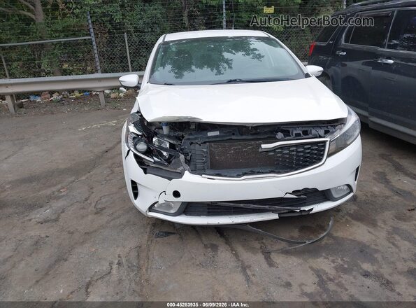 3KPFL4A84HE007100 2017 KIA FORTE White Instrument cluster view