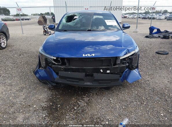 3KPFT4DE0SE038370 2025 KIA K4 Blue წინა ხედი