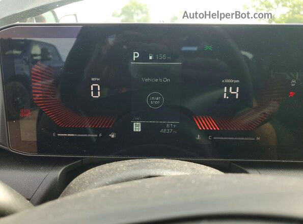 3KPFT4DE0SE182890 2025 KIA K4 Charcoal Вид щитка приладів