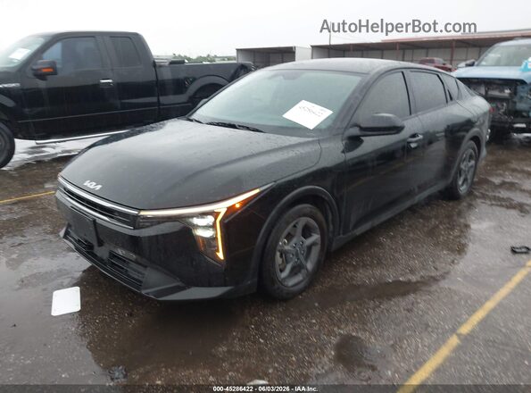 3KPFT4DE2SE194703 2025 KIA K4 Black Передня ліва чверть