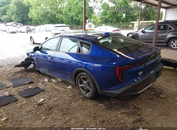 3KPFT4DE4SE049131 2025 KIA K4 Blue Задня ліва чверть
