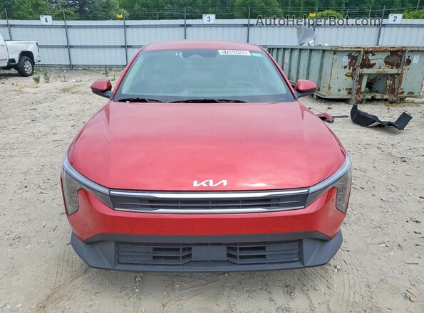 3KPFT4DE5SE064401 2025 KIA K4 Red 