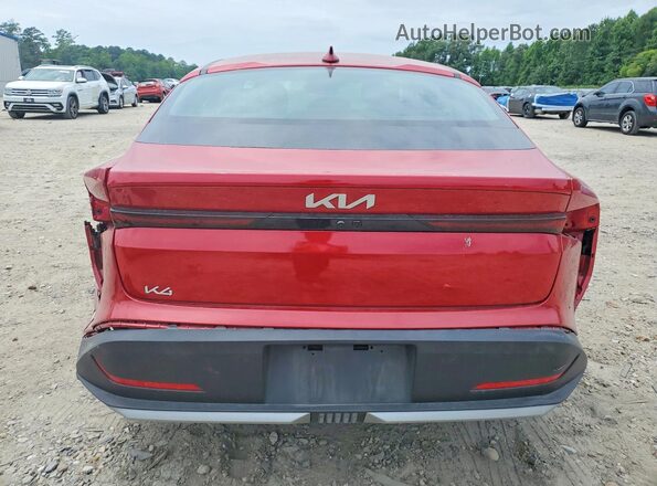 3KPFT4DE5SE064401 2025 KIA K4 Red 