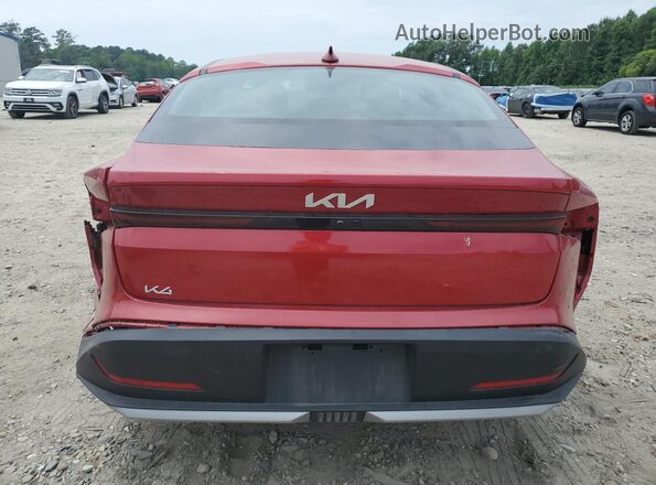 3KPFT4DE5SE064401 2025 KIA K4 Red 