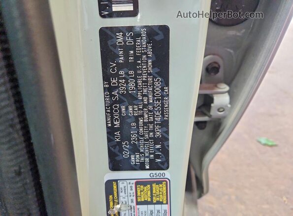 3KPFT4DE5SE100085 2025 KIA K4 Green 