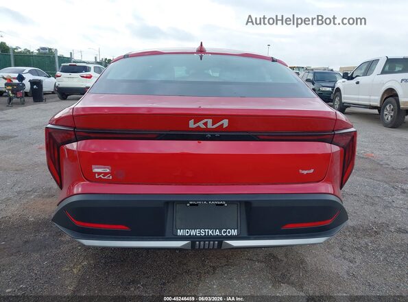 3KPFT4DE5SE132969 2025 KIA K4 Red 