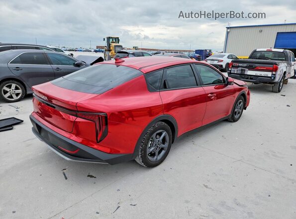 3KPFT4DE5SE238550 2025 KIA K4 Red Задня права чверть
