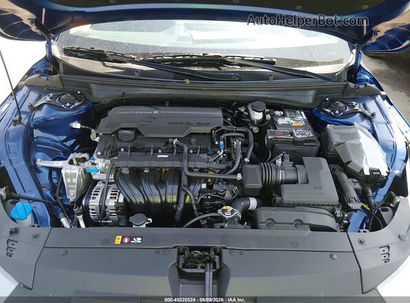 3KPFT4DE5TE295669 2026 KIA K4 Blue Widok z tyłu