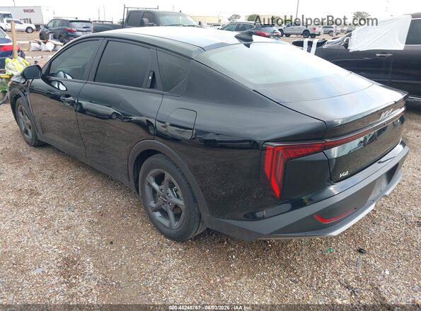 3KPFT4DE6SE102136 2025 KIA K4 Black Задня ліва чверть
