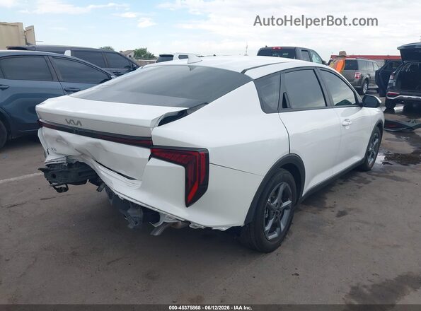 3KPFT4DE6SE144967 2025 KIA K4 White Задня права чверть