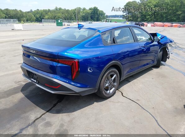 3KPFT4DE7SE032887 2025 KIA K4 Blue Հետևի աջ