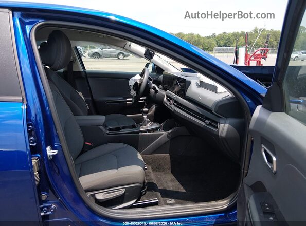 3KPFT4DE7SE032887 2025 KIA K4 Blue Սալոնի դիմացի տեսք
