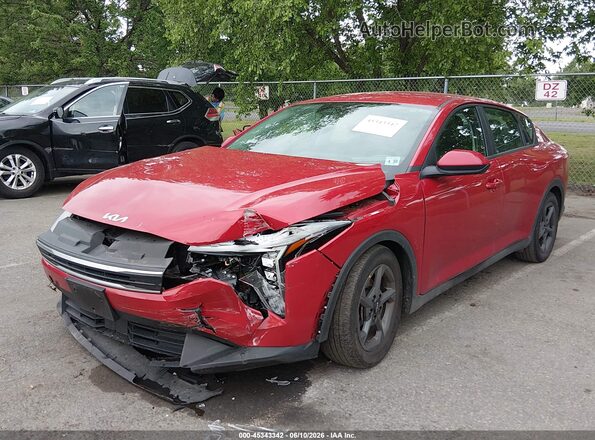 3KPFT4DE8SE094377 2025 KIA K4 Red Передня ліва чверть
