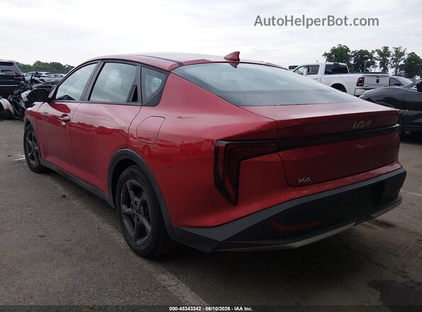 3KPFT4DE8SE094377 2025 KIA K4 Red Задня ліва чверть