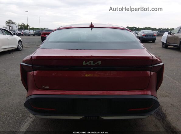 3KPFT4DE8SE094377 2025 KIA K4 Red 