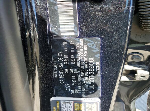 3KPFT4DE8SE100968 2025 KIA K4 Черный 