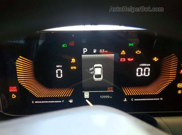 3KPFT4DE8SE170261 2025 KIA K4 Black Instrument cluster view