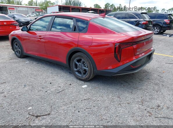 3KPFT4DE8SE218518 2025 KIA K4 Красный Задняя левая четверть