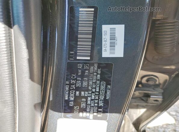 3KPFT4DEXSE098320 2025 KIA K4 Gray 