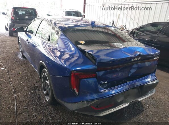 3KPFU4DE1SE016004 2025 KIA K4 Blue Trasero izquierdo