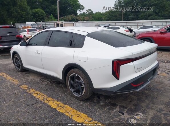 3KPFU4DE2SE178580 2025 KIA K4 White Задня ліва чверть