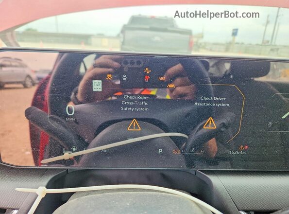 3KPFU4DE5SE211717 2025 KIA K4 Red Սարքավորումների վահանակի տեսք