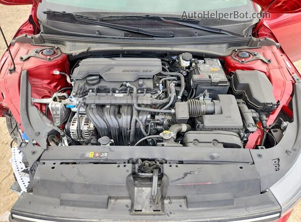 3KPFU4DE5SE211717 2025 KIA K4 Red Սալոնի հետևի տեսք