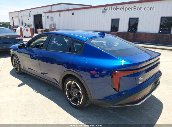 3KPFU4DE6SE020968 2025 KIA K4 Blue Rear left