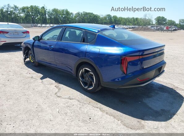 3KPFU4DE9SE229864 2025 KIA K4 Blue Հետևի ձախ