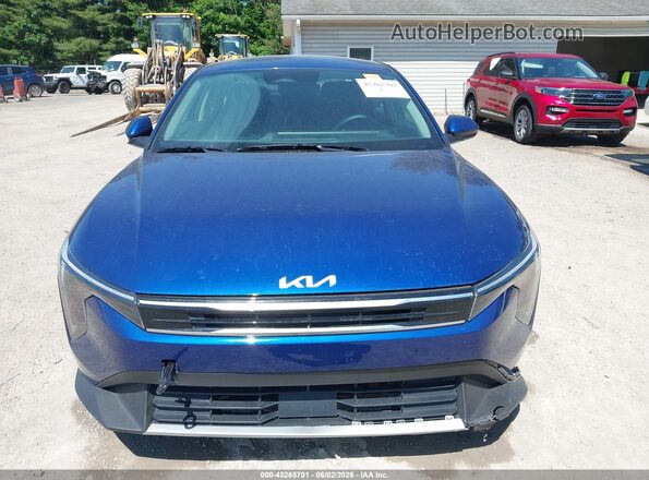3KPFU4DE9SE229864 2025 KIA K4 Blue Սալոնի հետևի տեսք