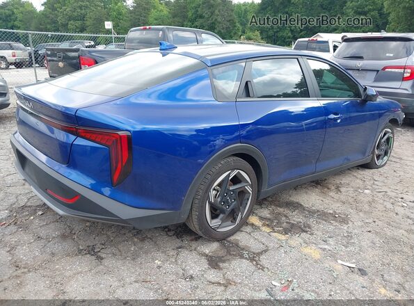 3KPFU4DEXSE124279 2025 KIA K4 Blue უკანა მარჯვენა
