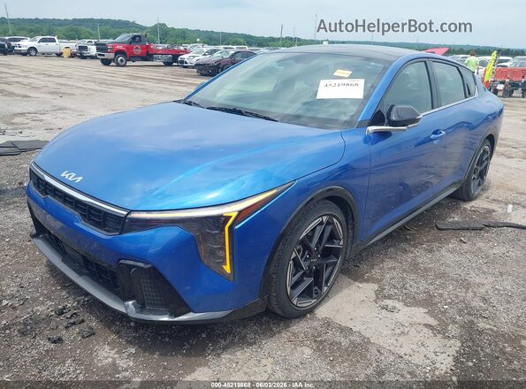 3KPFW4DE2SE072480 2025 KIA K4 Blue Передня ліва чверть