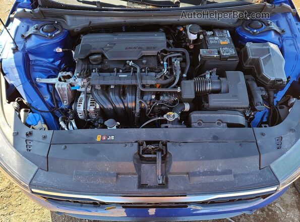 3KPFW4DE2SE183417 2025 KIA K4 Blue Rear interior view