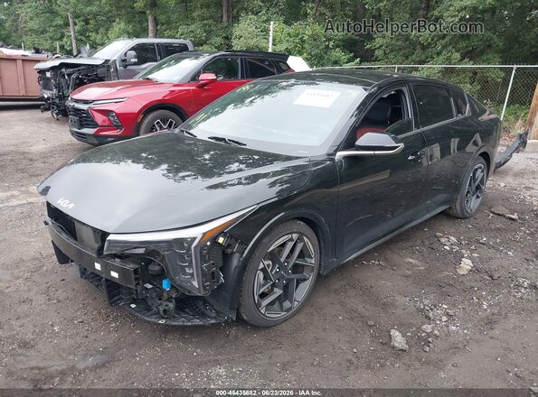 3KPFW4DE5SE040896 2025 KIA K4 Black წინა მარცხენა ხედი სამი მეოთხედიდან