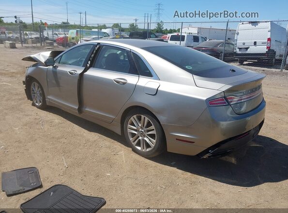 3LN6L2G92GR602339 2016 LINCOLN MKZ Бежевый Задняя левая четверть